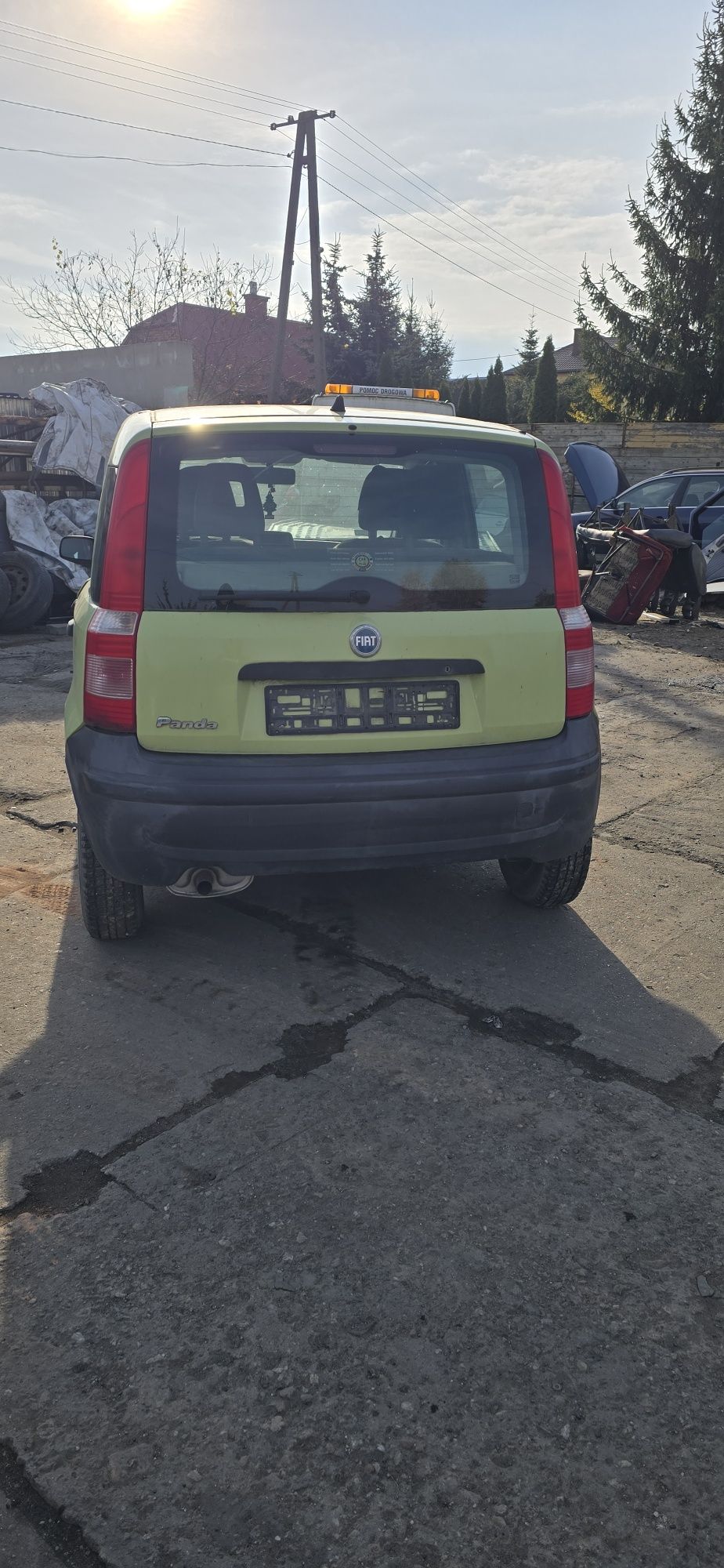 Maska klapa drzwi lampy zderzak Fiat Panda 1.1 40KW 2004  733/A części