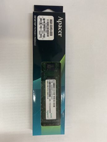 Продам оперативную память APACER 8GB DDR3-1333 (DL.08G2J.K9M)