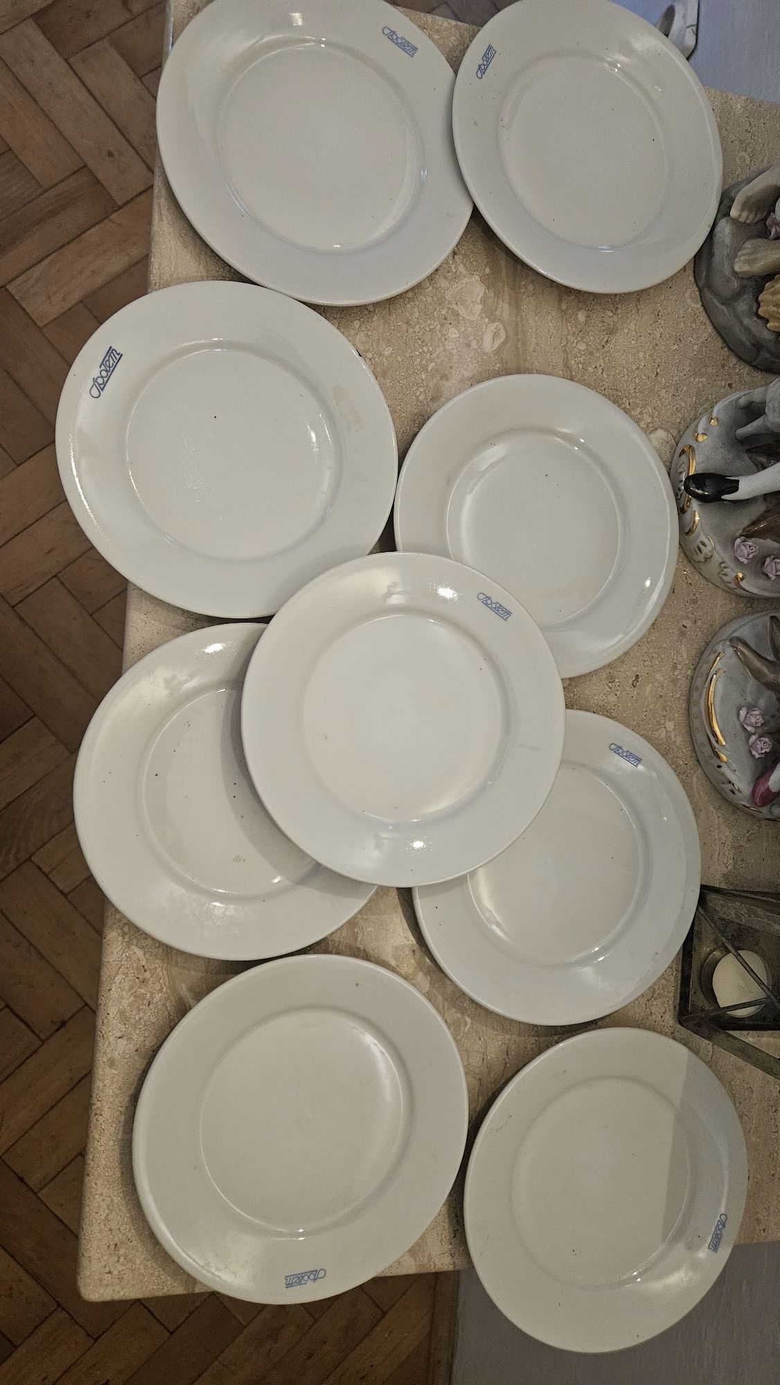 3 talerze PRL Społem  20  cm