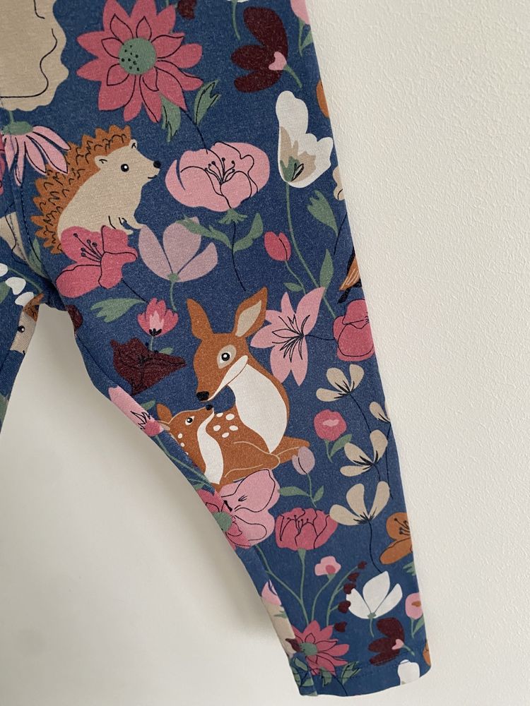 Legginsy polarn o. Pyret 86 w króliki jeże