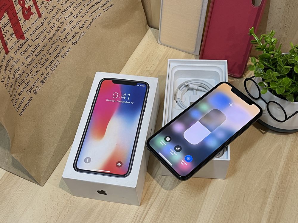 iPhone XS 64Gb Идеал Neverlock весь оригинал Комплект Айфон хс