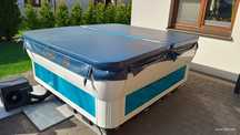 Jacuzzi ogrodowe oryginalne Spa  + Pompa ciepła + Blueconnect + Blue e