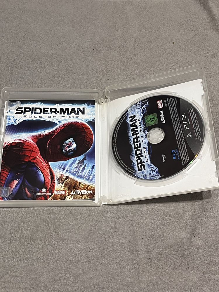 Gra ps3 spiderman edge of time+pudelko resident evil 4 i gra dead aim