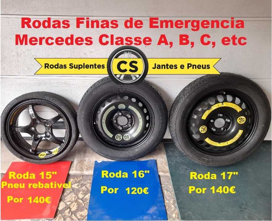 Jantes 16 Mercedes classe A B C, CLA, VITO 5x112 Originais, como novas