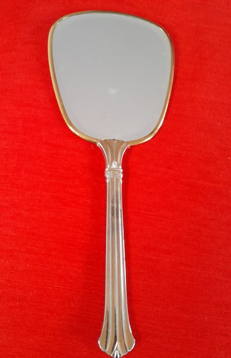 Zabytkowe duże lusterko secesja antyk