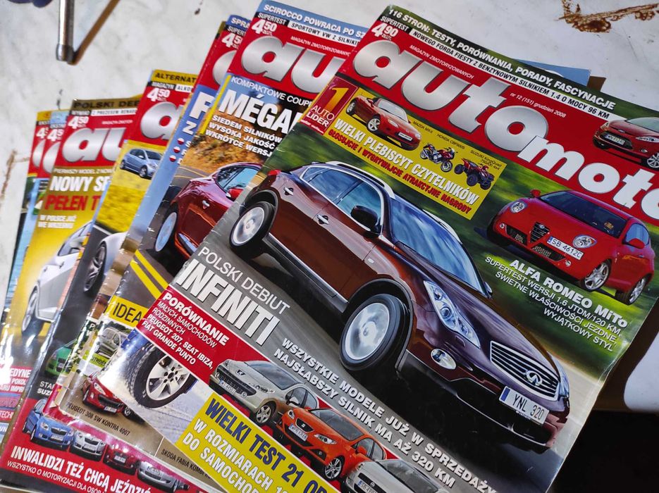 Czasopismo auto moto 2008