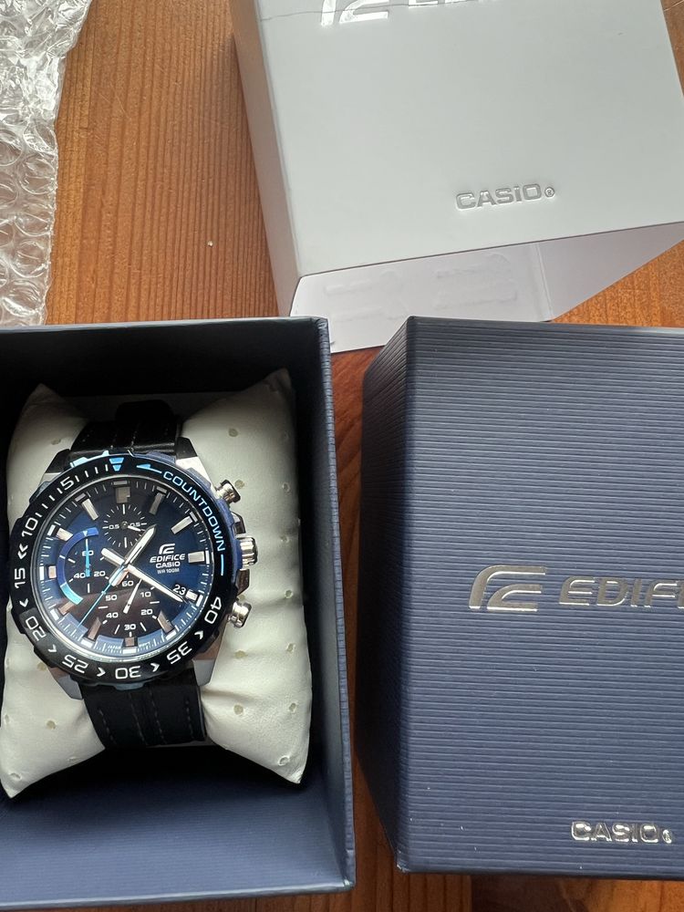 Zegarek CASIO Edifice EFR-566BL-2AVUEF Idealny, jak nowy. Gwarancja.