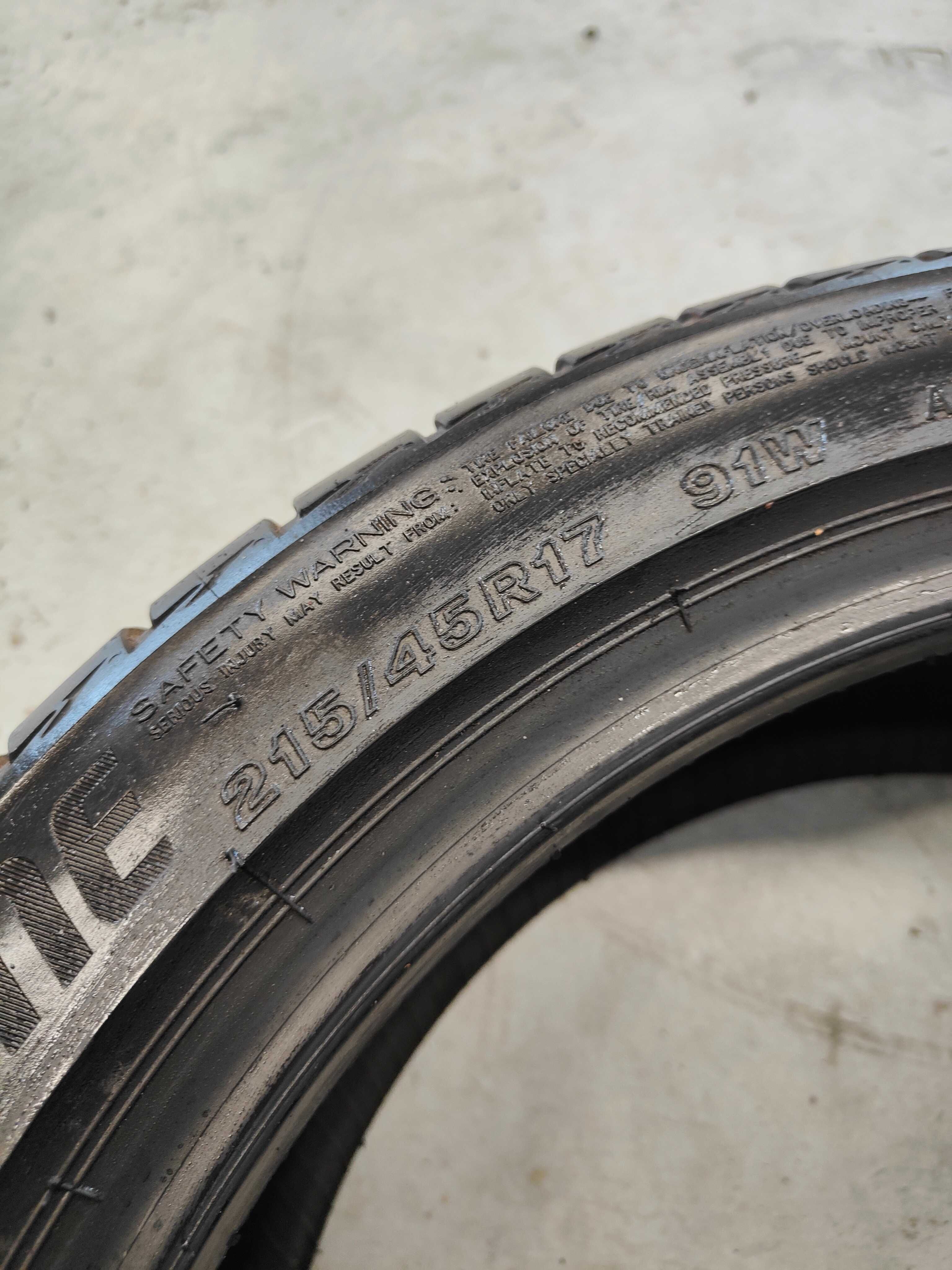 :314 Opony letnie Bridgestone Turanza T005 215/45/17