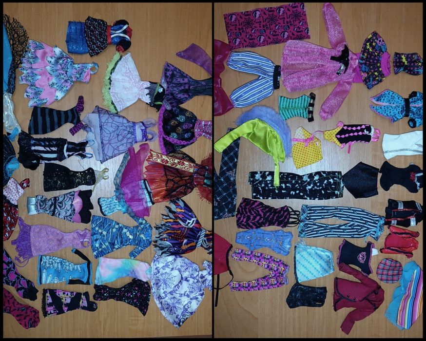 Монстер хай. Monster high одяг Френкі, Лора, Тора, Лагуна