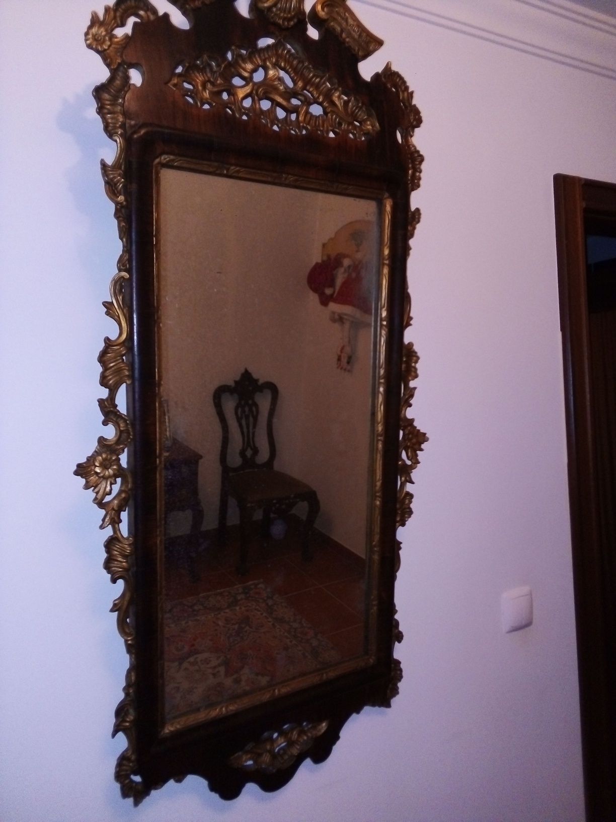 Espelho D. José em Pau Santo