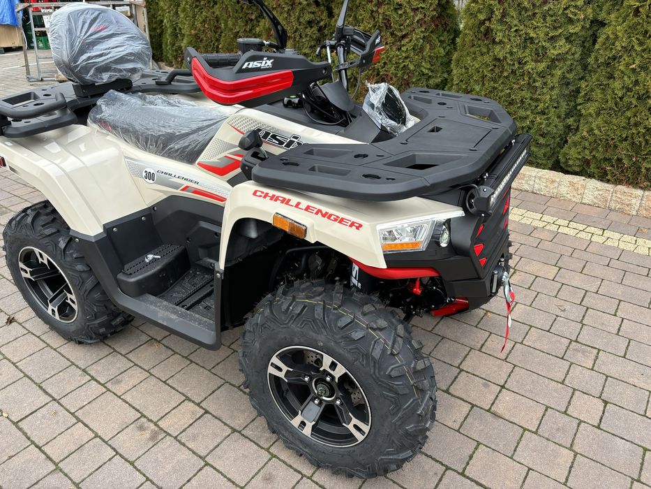 Hit Quad Asix CHALLENGER 300/Homologacja+pług+kufer/transport/Raty !!!