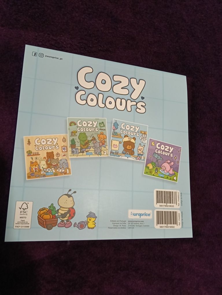 Livros de colorir cozy colorur