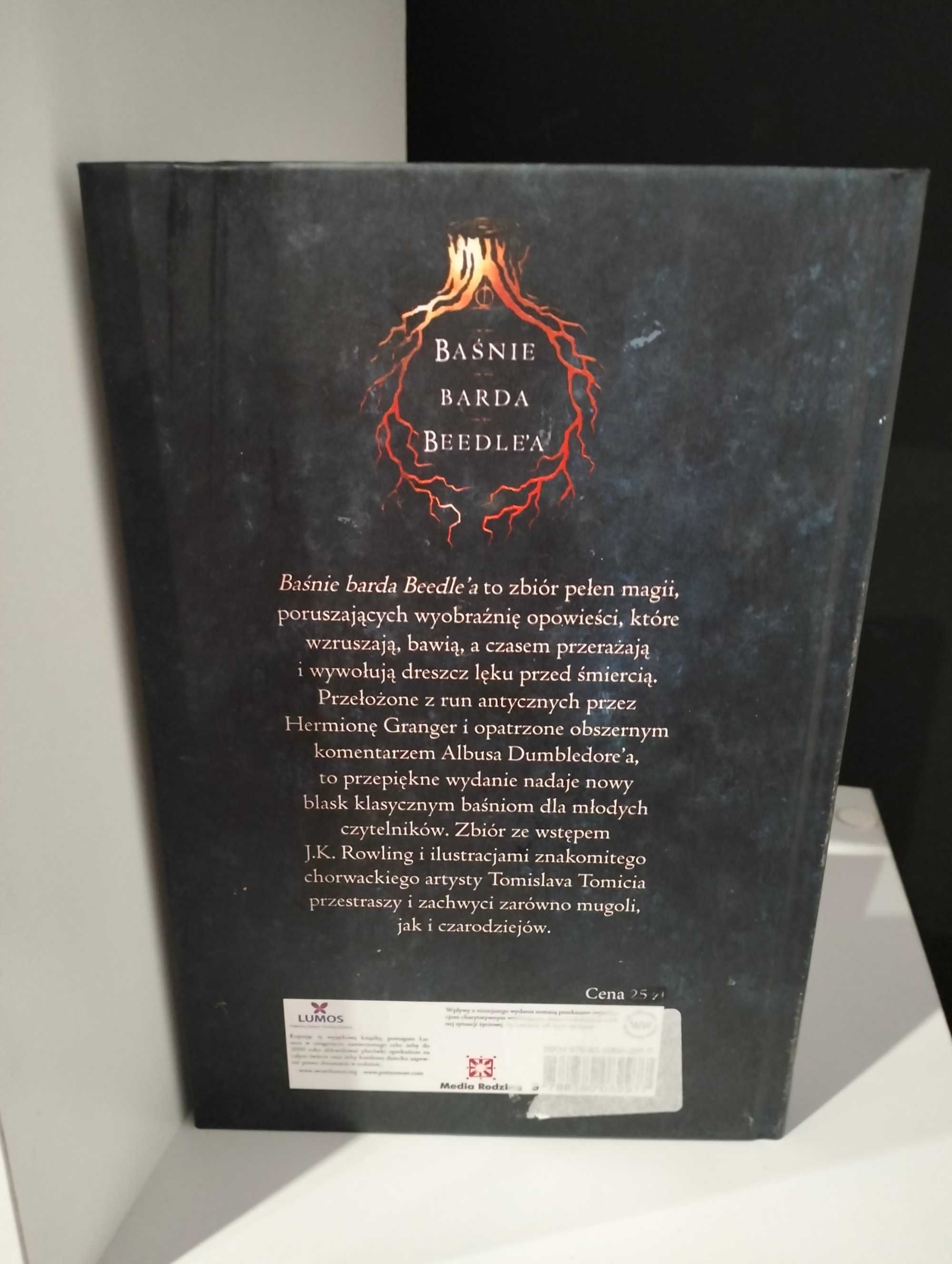 Książka fantastyka J.K Rowling Baśnie Barda Beedlea