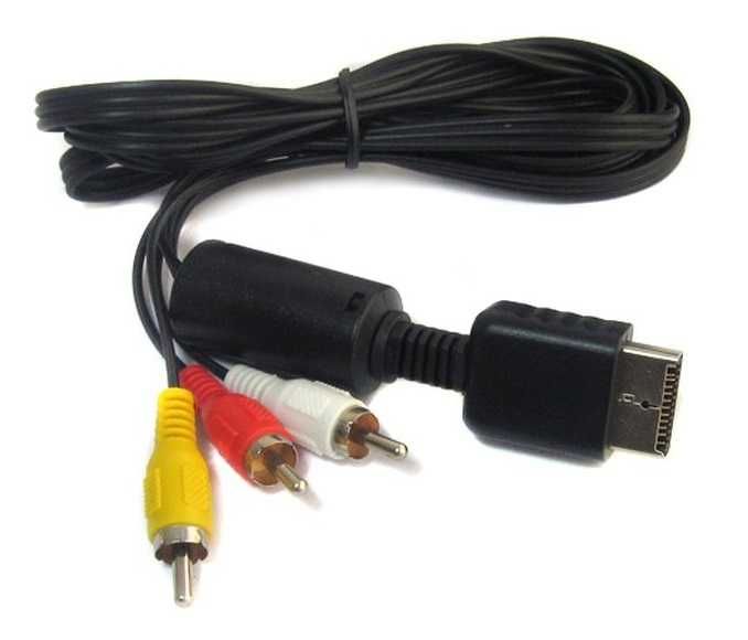 Kabel AV 3x chinch do konsoli PS3 PS2 PSX ** Video-Play Wejherowo