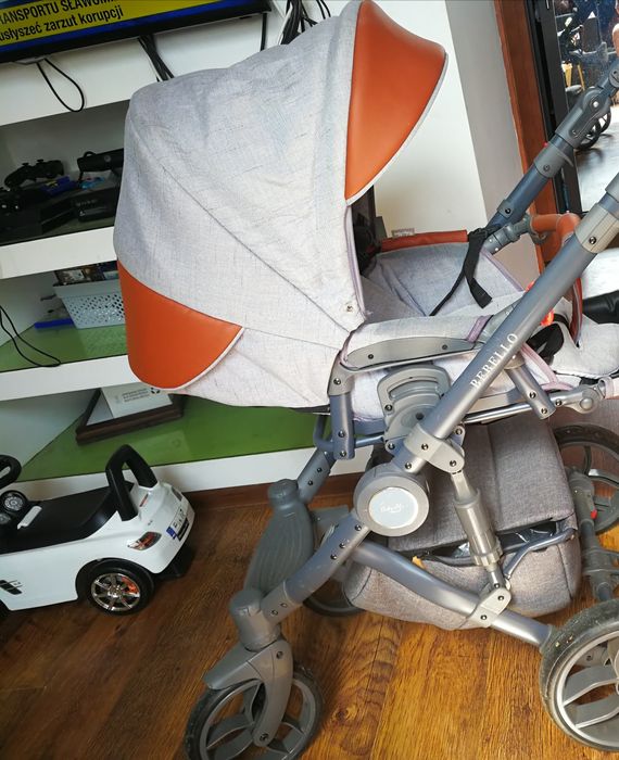Wozek bebello baby merc z FOTELIKiEM