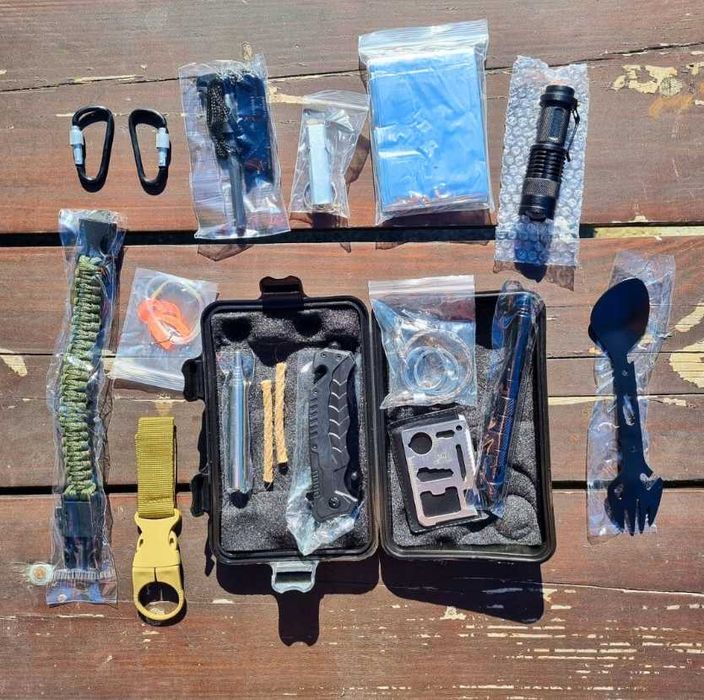 Plecak 35l+ Mega Zestaw Turystyczny Przeżycia Ewakuacyjny Ratunkowy