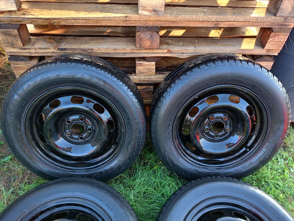 Felgi stalowe 15 cali 5x112 z oponami