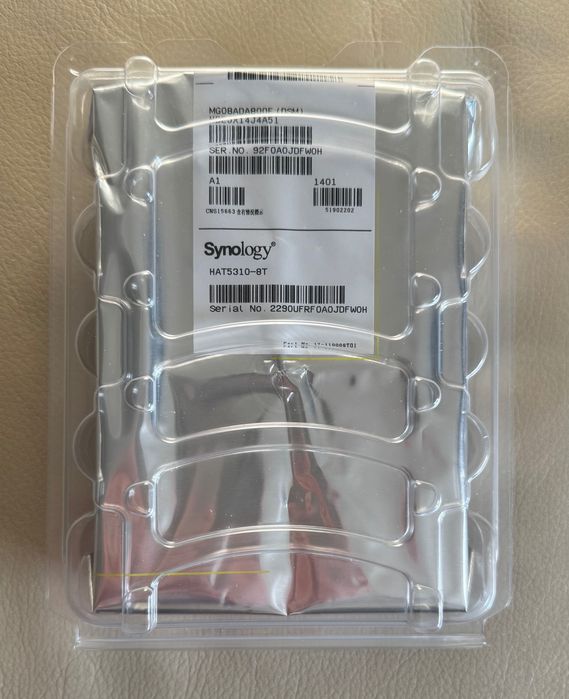 Жорсткий диск Synology 3.5" 8TБ SATA 7200 (HAT5310-8T)