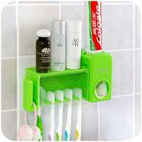Підставка до зубних щіток та дозатор для зубної пасти органайзер