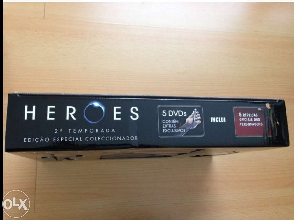 DVD Heroes - 2ª temporada completa Especial com 5 figuras