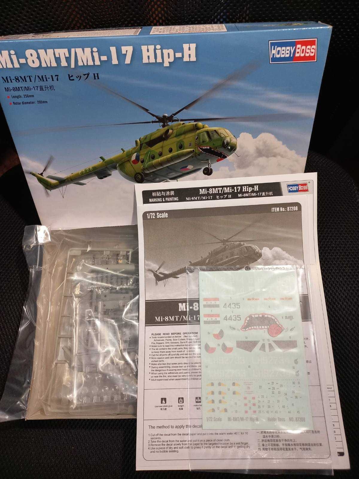 Сборная модель вертолета 1/72. Ка-27, Ми-8, Ми-2, Night Hawk, Choktaw