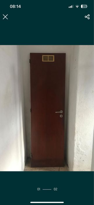 Portas madeira  2 portas