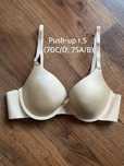 Biustonosz stanik push-up cielisty bielizna damska r.S (70C/D; 75A/B)