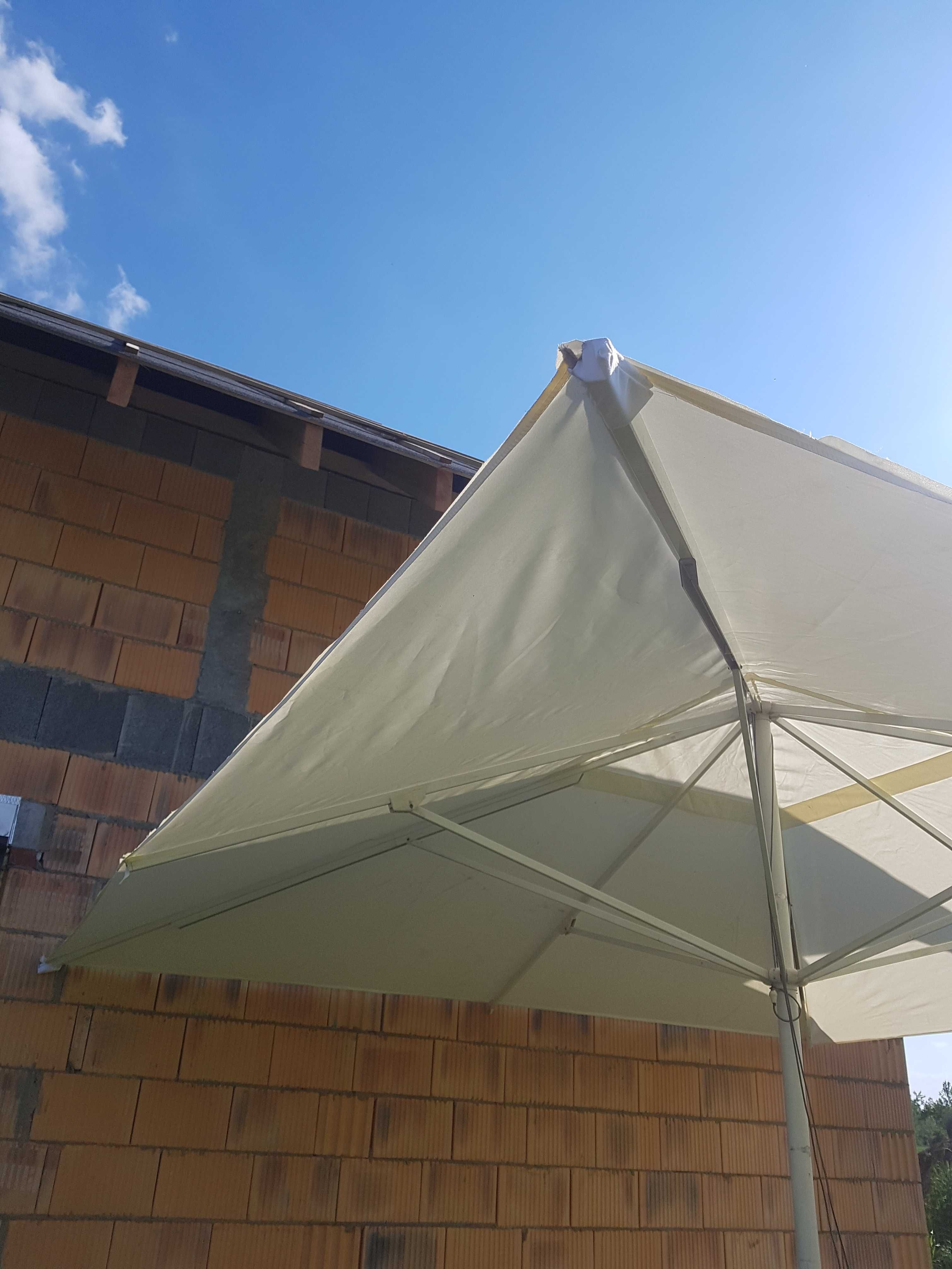 PARASOL Ogrodowy  KWADRAT/okrągły 3,5x 3,5m - SOLIDNY