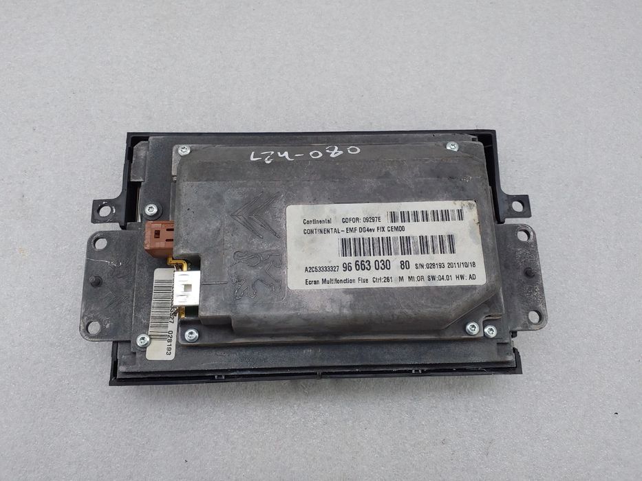 Display / ecrã de informações CITROËN DS4 (NX_)