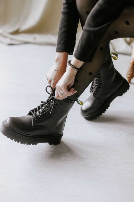 Черевики зимові жіночі Dr.Martens Jadon Mono Black | (23.5см)