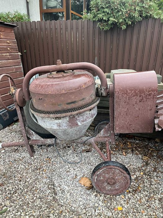 Betoniarka duza czas PRL 3 fazowa Stara ale Jara Zapraszam