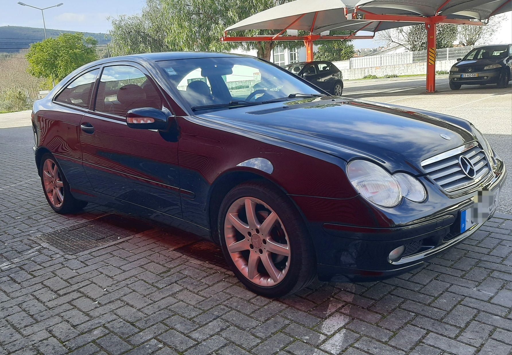 Mercedes c220 cdi sportcoupe Nacional cx manual Estofos em pele