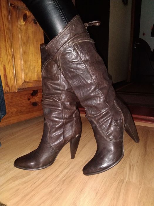 Сапоги женские,кожаные 39размер