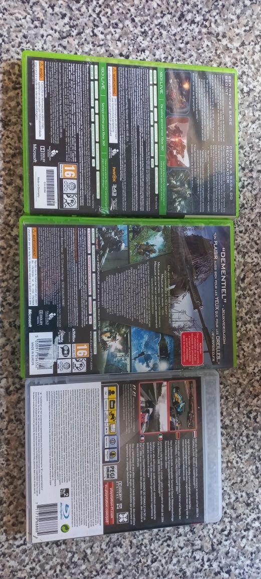 Halo 4/Call of duty 4 modern warfare/Formula one championship edition