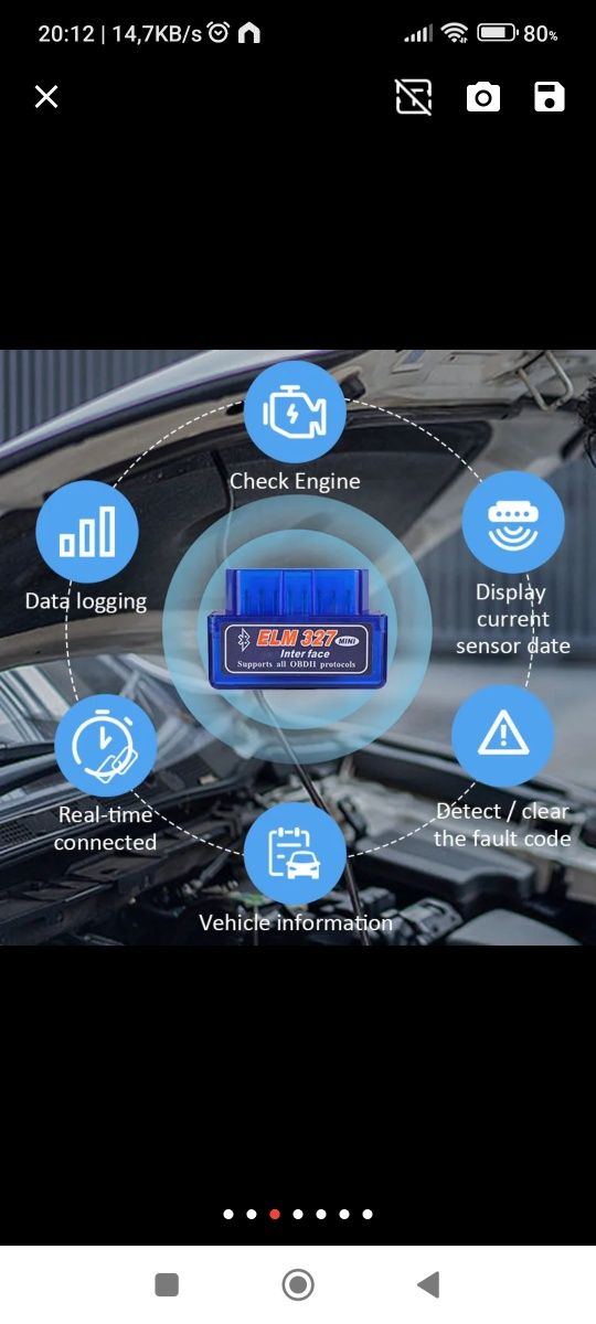 Obd ELM 327, v2.1 Bluetooth