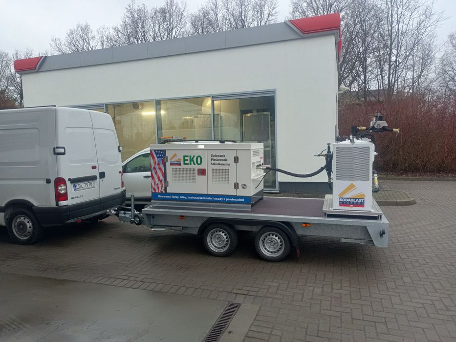 Piaskowanie sodowanie mobilne