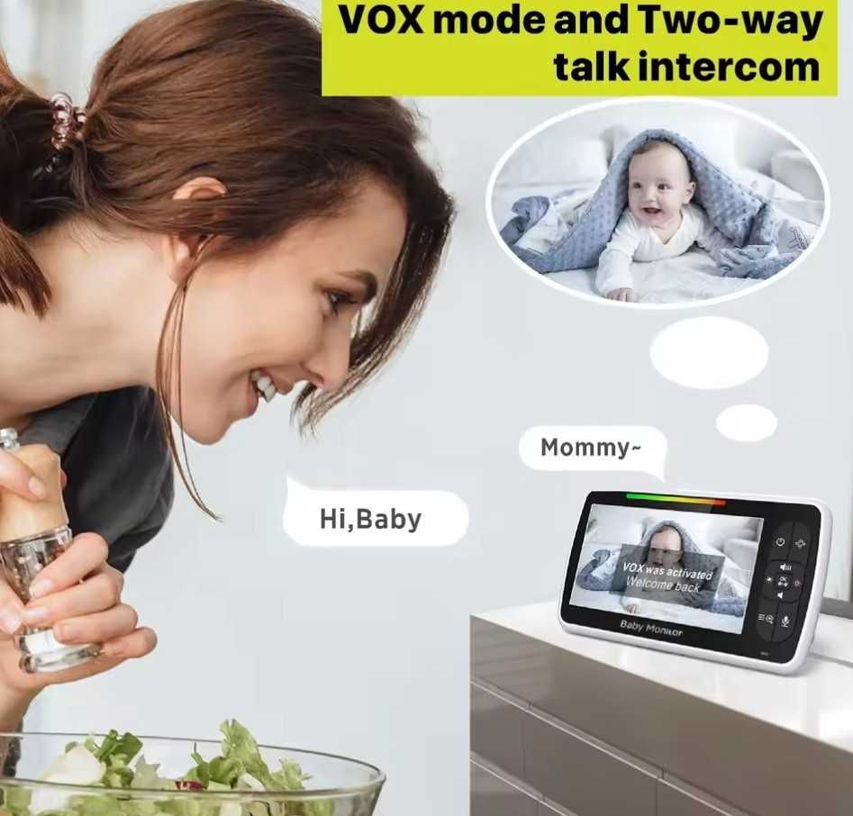 Радионяня Baby Monitor ABM501-USB,  видеоняня Baby Monitor SM650