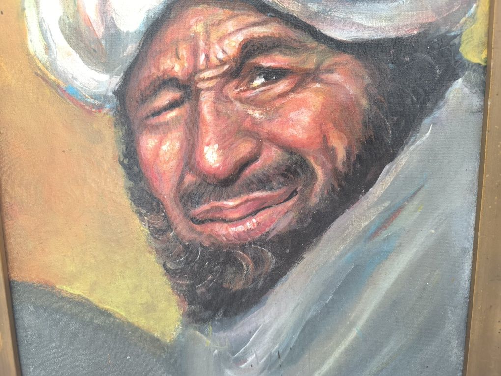 Stary oryginalny obraz olejny, portret sygnowany Szewczenko