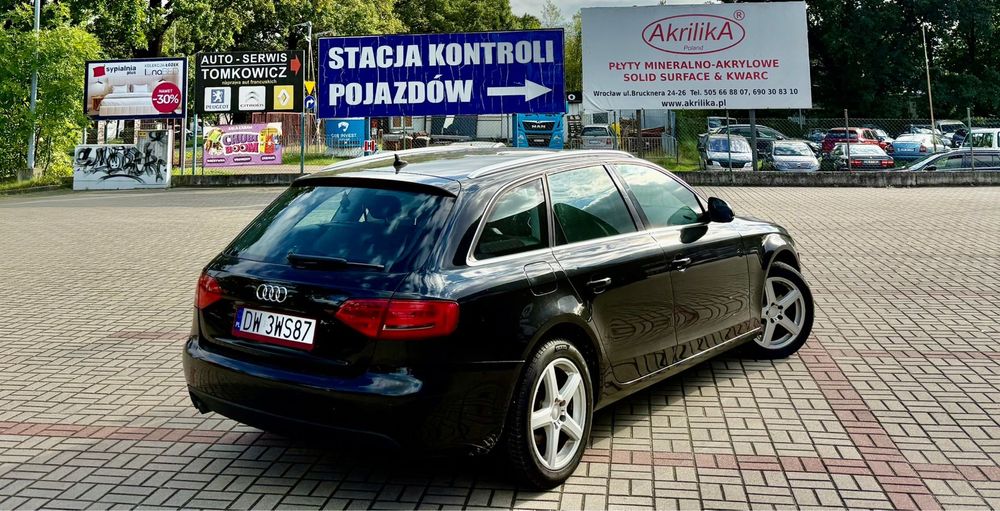 Audi A4 B8 2.0 TDI / 170 KM / Kombi / 2008 / Skóra / Alufelgi