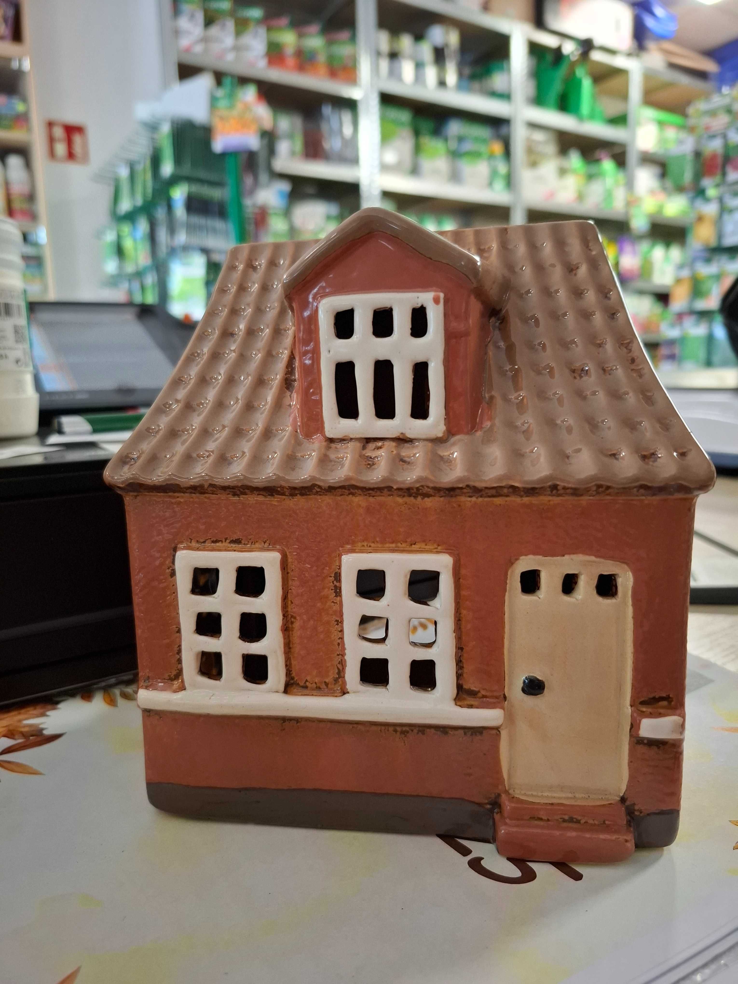 Domek ceramiczny lampion na tealighty
