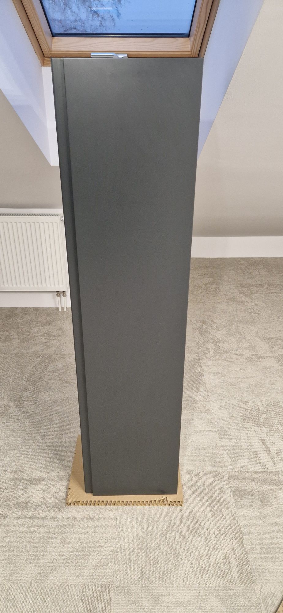 Słupek Łazienkowy Wiszący Moduo 40x160x34 cm antracyt mat s590-070-dsm
