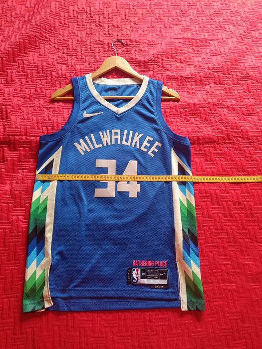 Jersey da NBA - Giannis Antetokounmpo, Bucks (portes grátis)