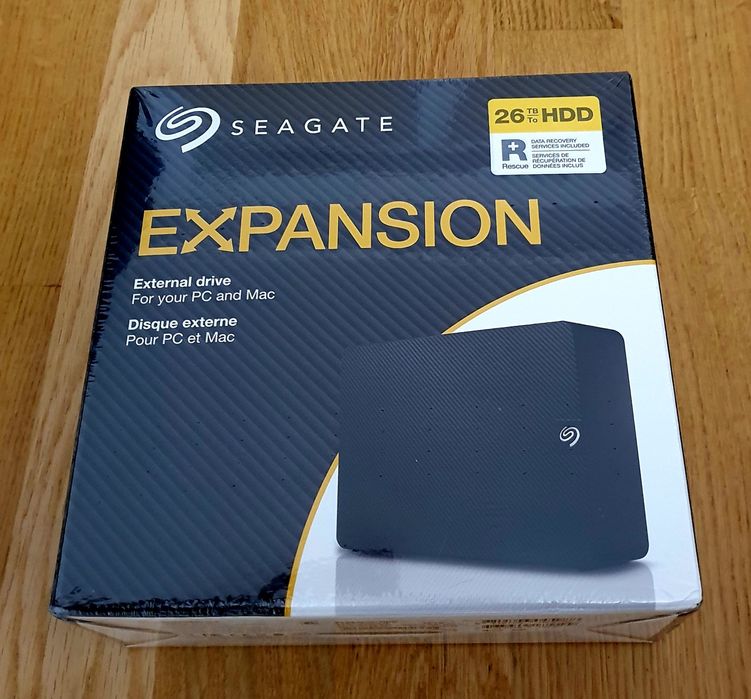 Zewnętrzny dysk twardy na backup Seagate Expansion Desktop 26TB