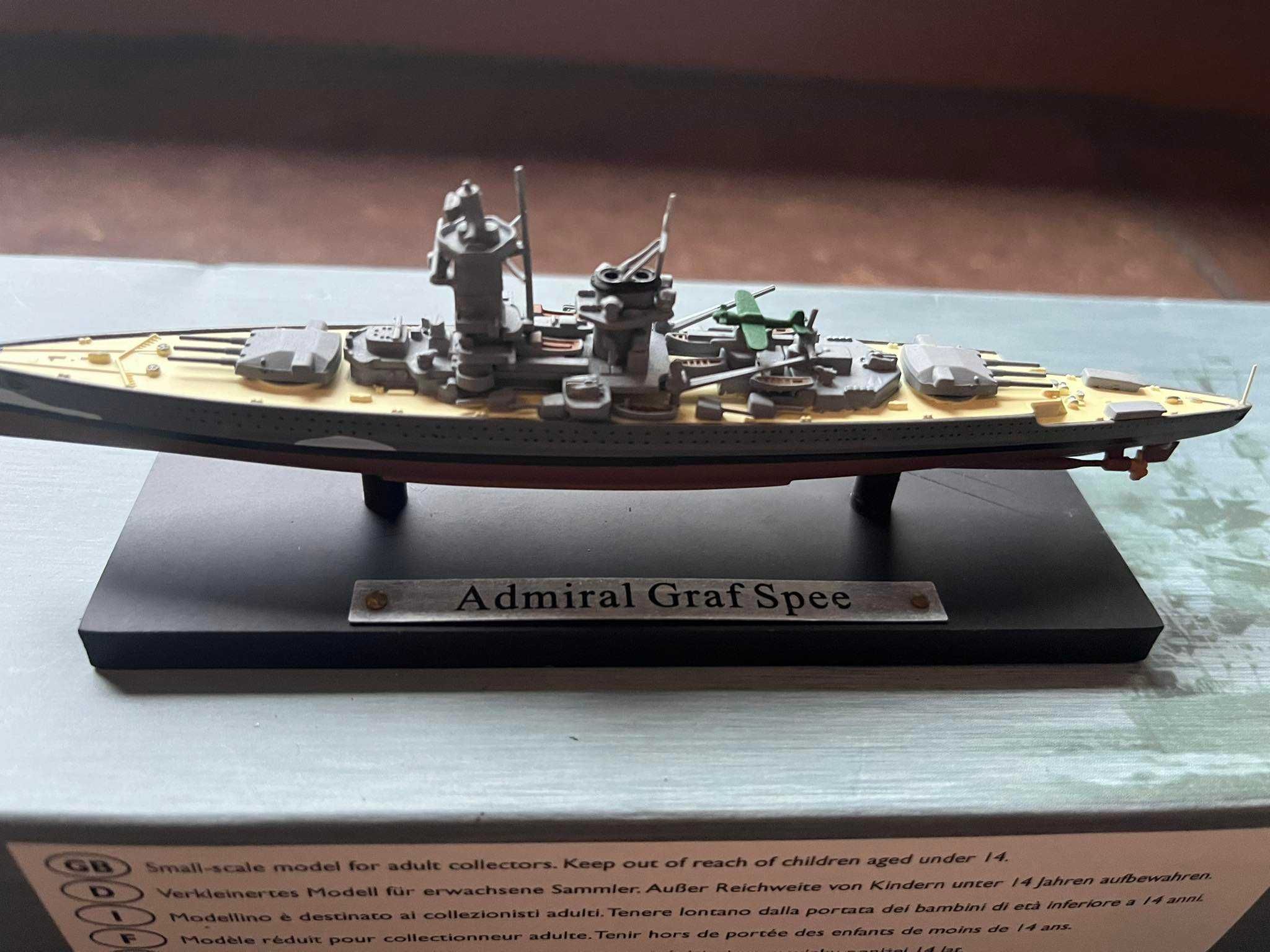 Okręt statek Admiral Graf Spee model Deagostini