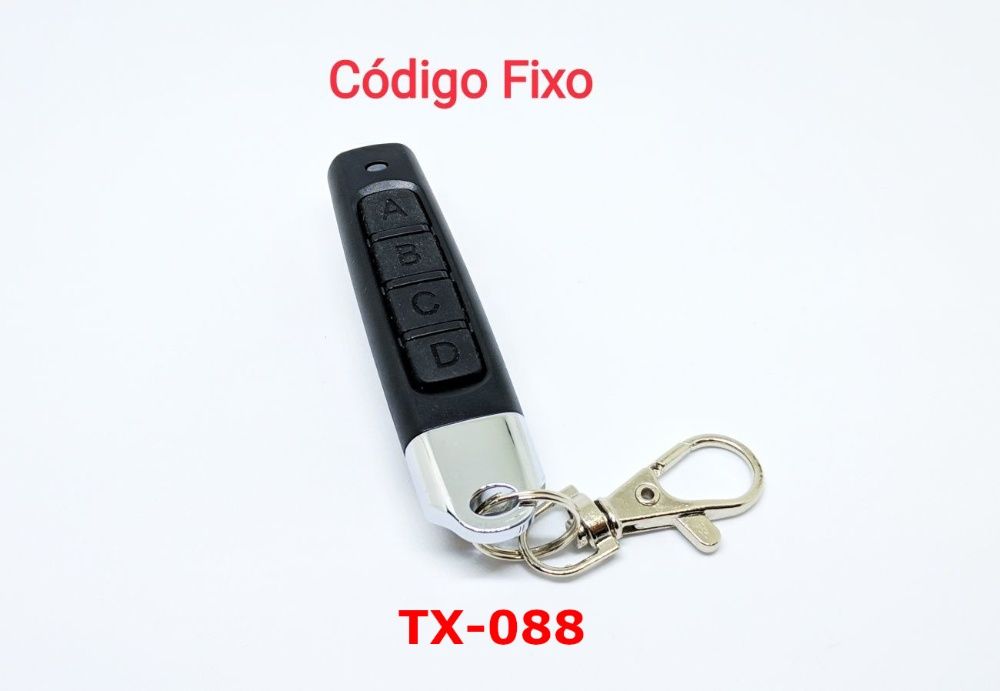 Comandos de portão de garagem - Código Fixo e Rolling Code - 433MHz