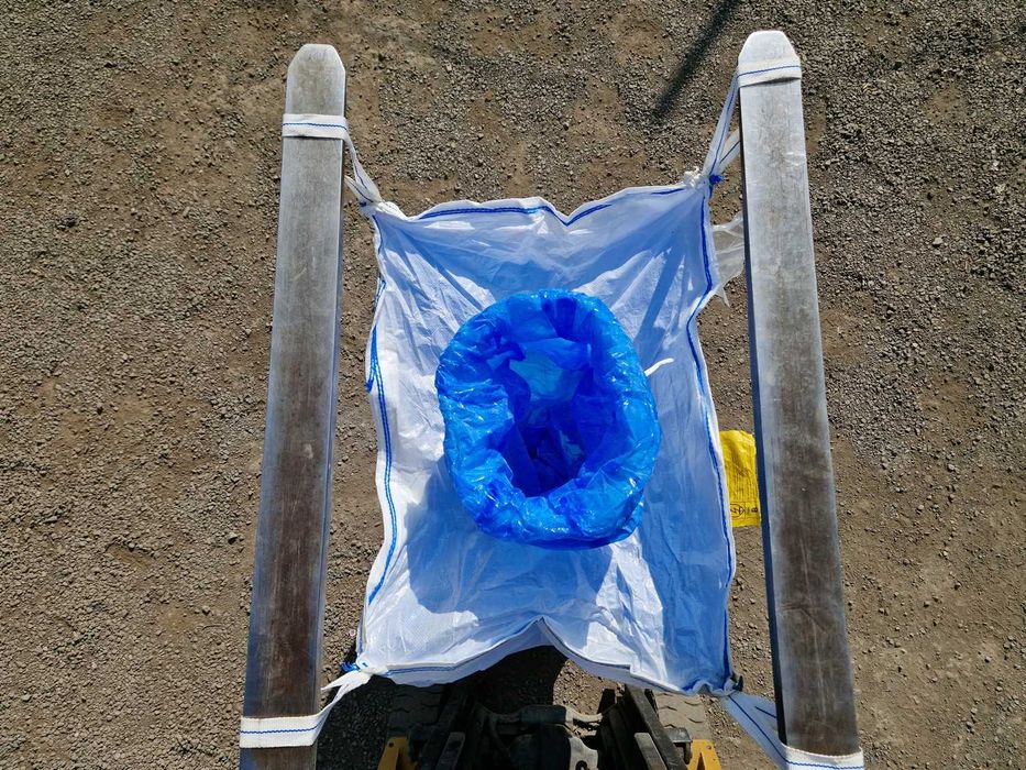 Big Bag z wkładką foliowa worek  bagi do kiszenia kukurydzy CCM 170 cm