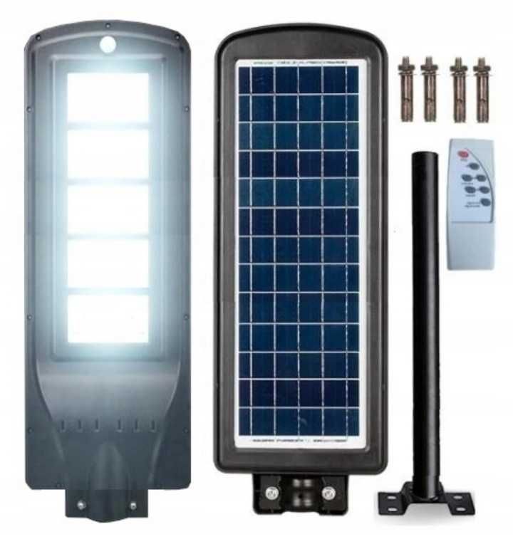 Lampa uliczna LED solarna latarnia 250W + uchwyt
