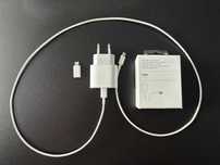 Oryginalna ladowarka z kablem Iphone Lightning + dodatek