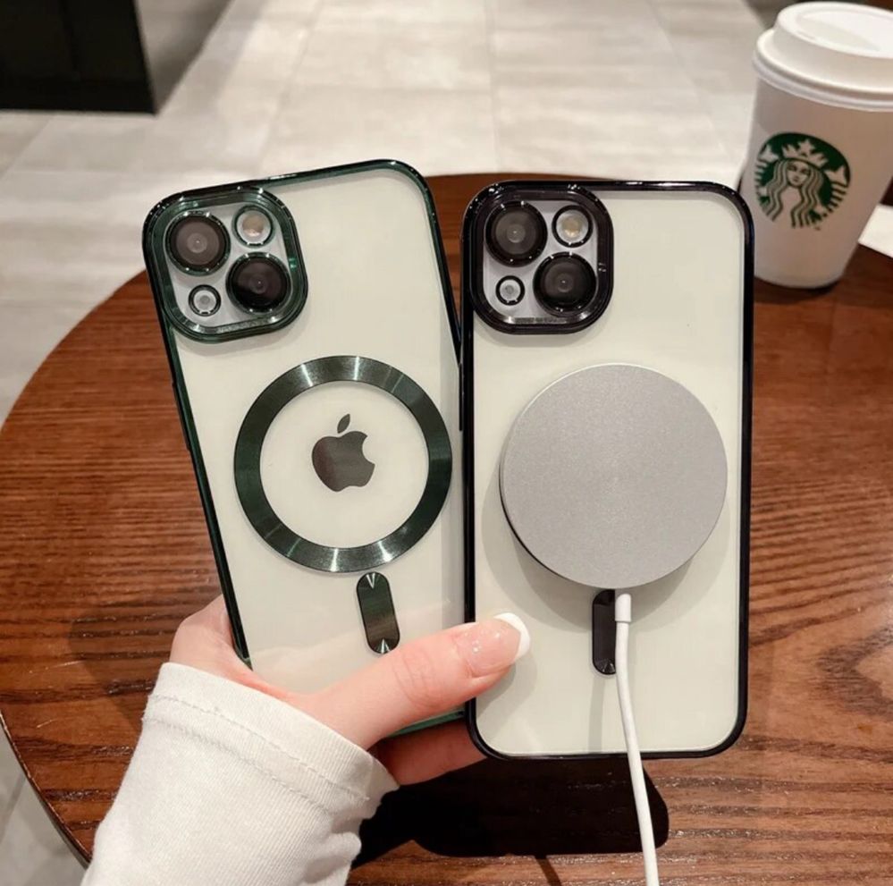 Чехол + защитное стекло Iphone 15