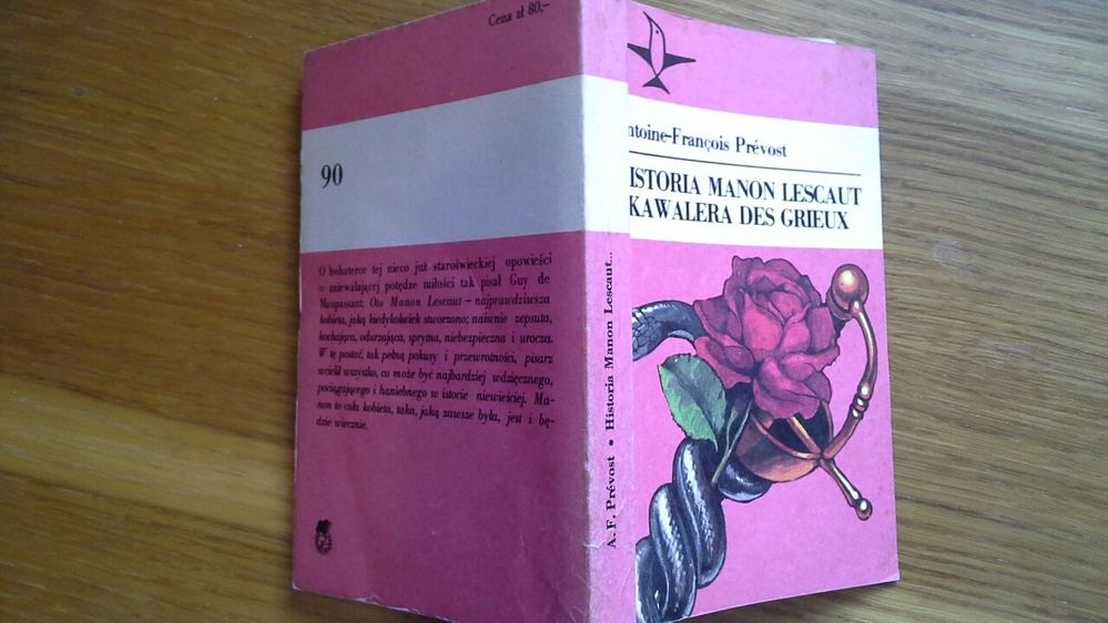 Historia Manon Lescaut i kawalera des Grieux - A. Francois Prevost